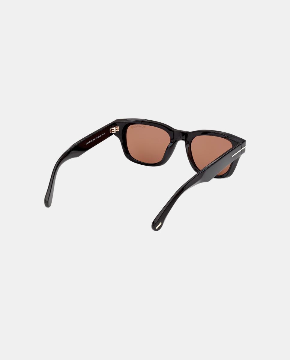 Gafas de sol FT1357 BRONSON de hombre cuadrada en acetato - Tom Ford - Negro Negro-6
