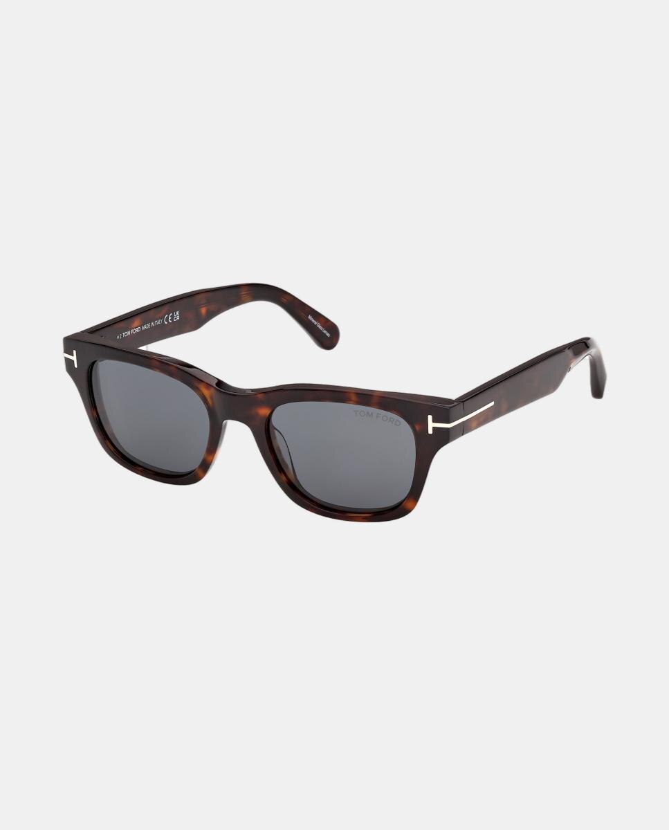 Gafas de sol FT1357 BRONSON de hombre cuadrada en acetato - Tom Ford - Marrón Marrón-2