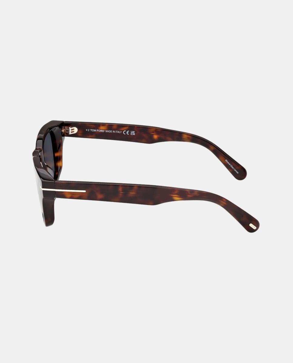 Gafas de sol FT1357 BRONSON de hombre cuadrada en acetato - Tom Ford - Marrón Marrón-3
