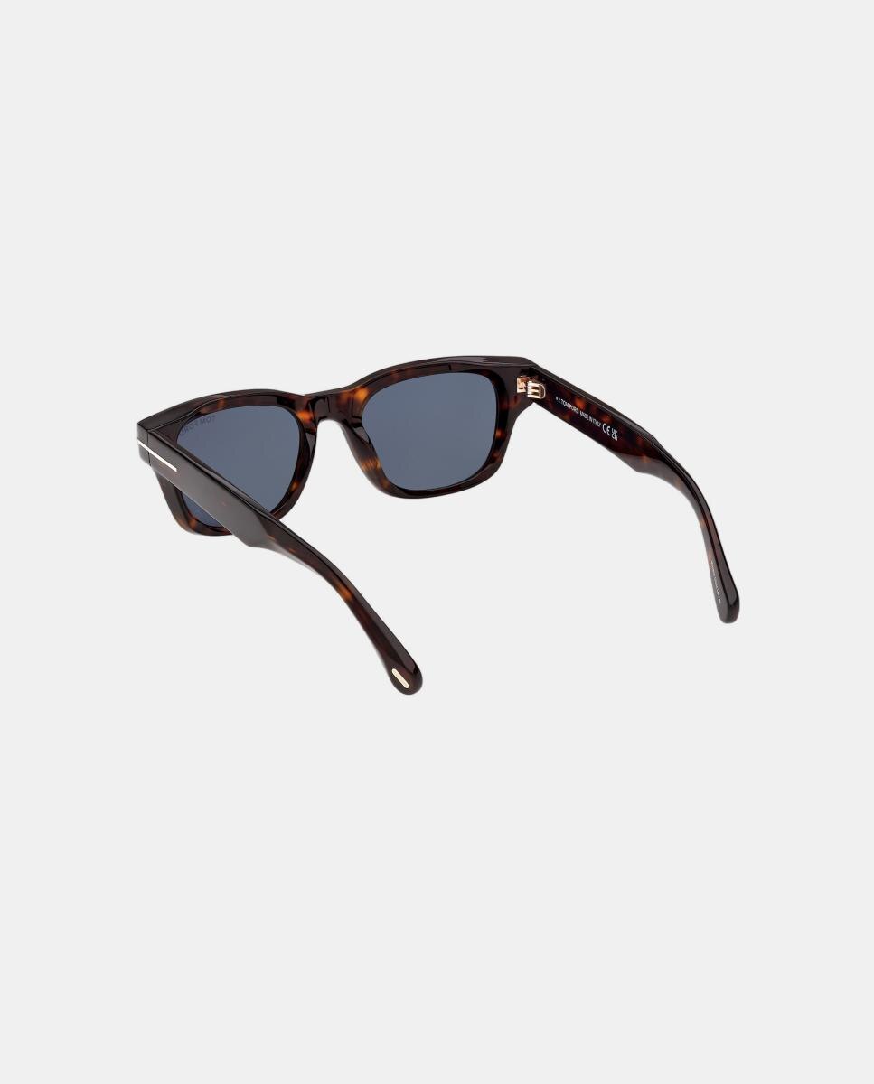 Gafas de sol FT1357 BRONSON de hombre cuadrada en acetato - Tom Ford - Marrón Marrón-4