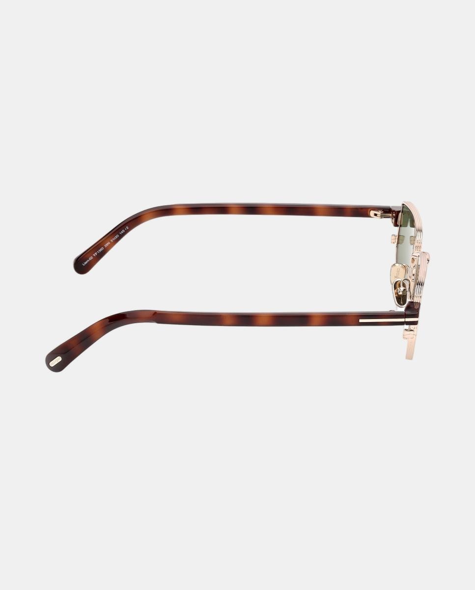 Gafas de sol FT1360 CAINE-02 de hombre rectangular en metal - Tom Ford - Oro Oro-7