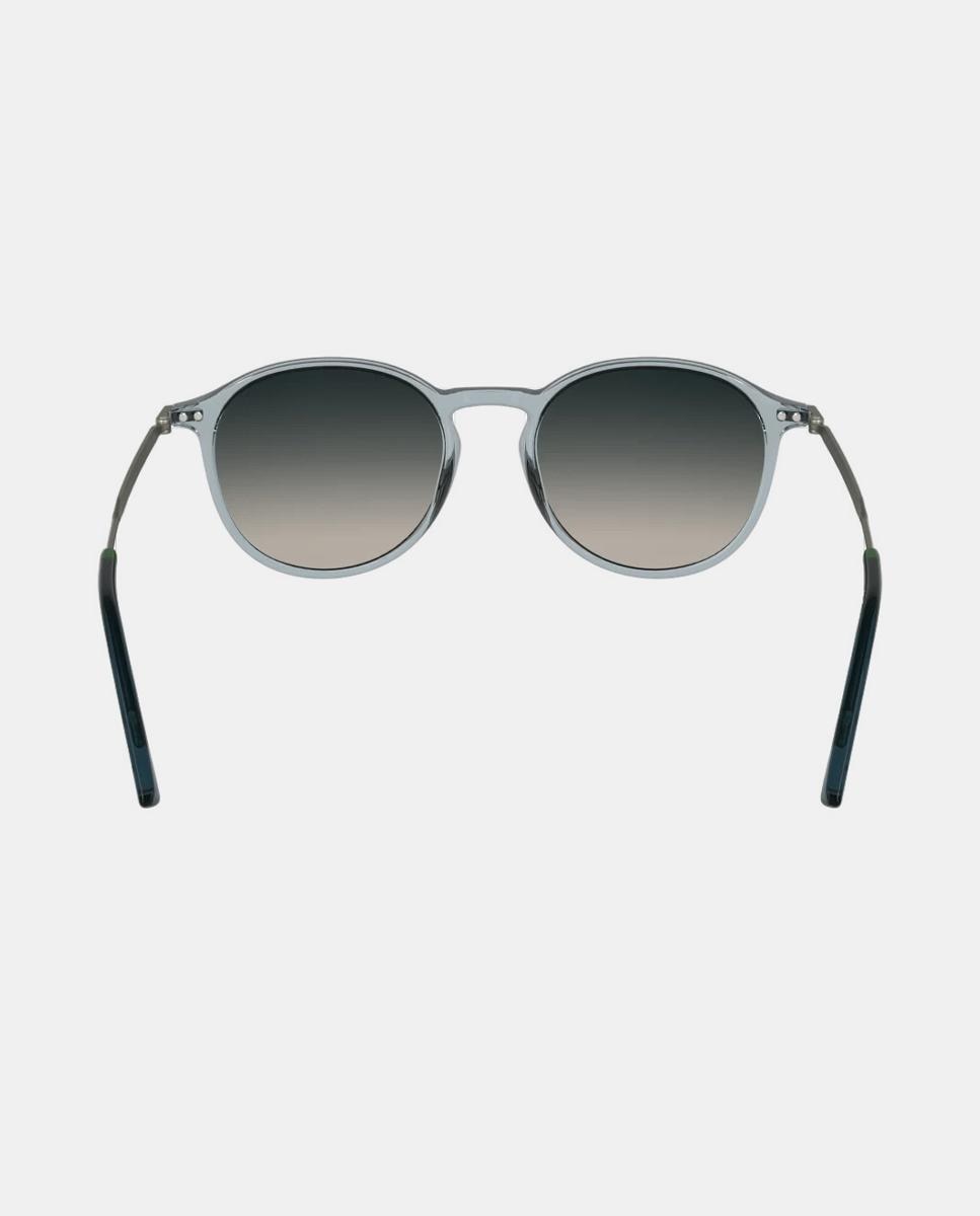 Gafa de sol unisex ovalada en inyectado - Lacoste - Gris Gris-4