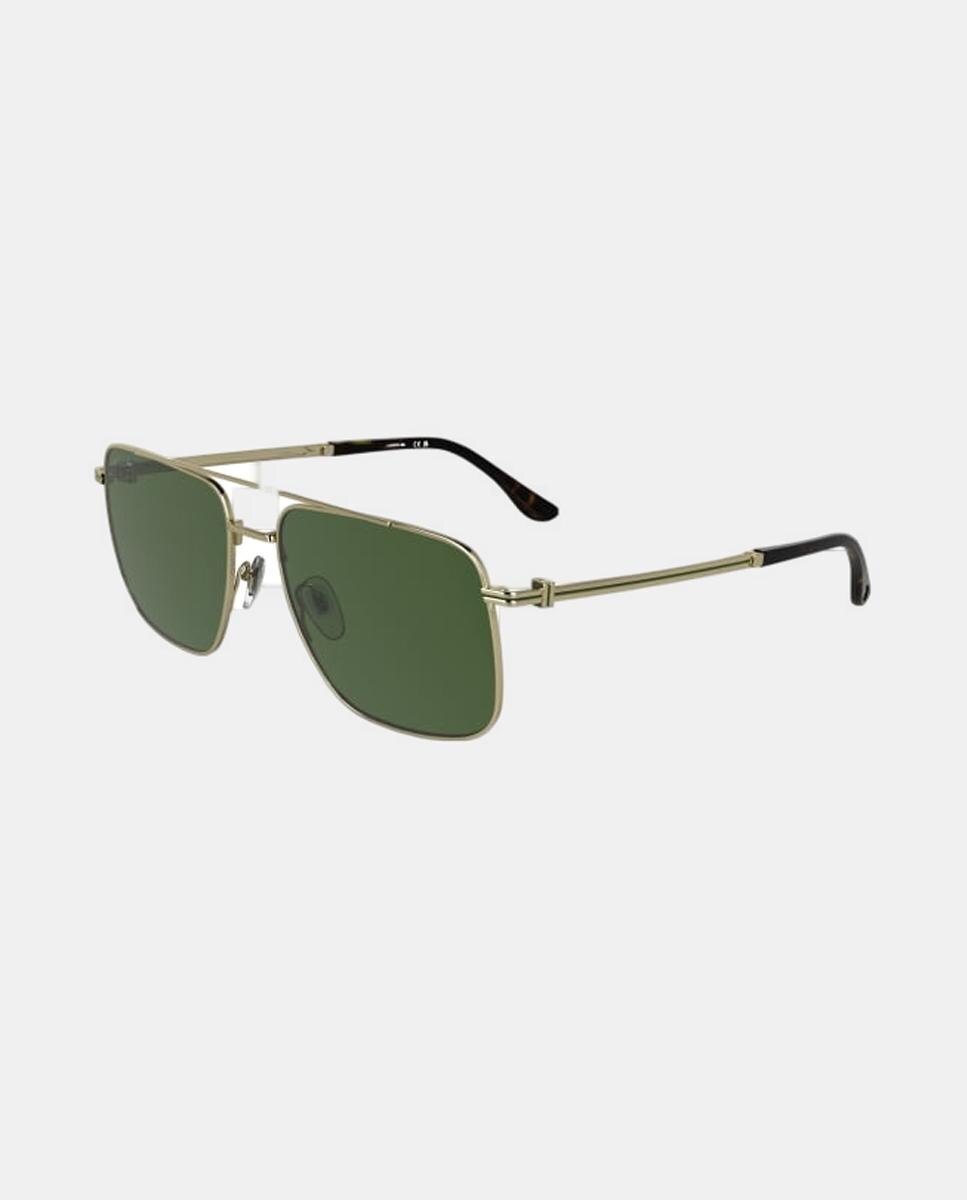 Gafa de sol de hombre cuadrada metalica - Lacoste - Oro Oro-2