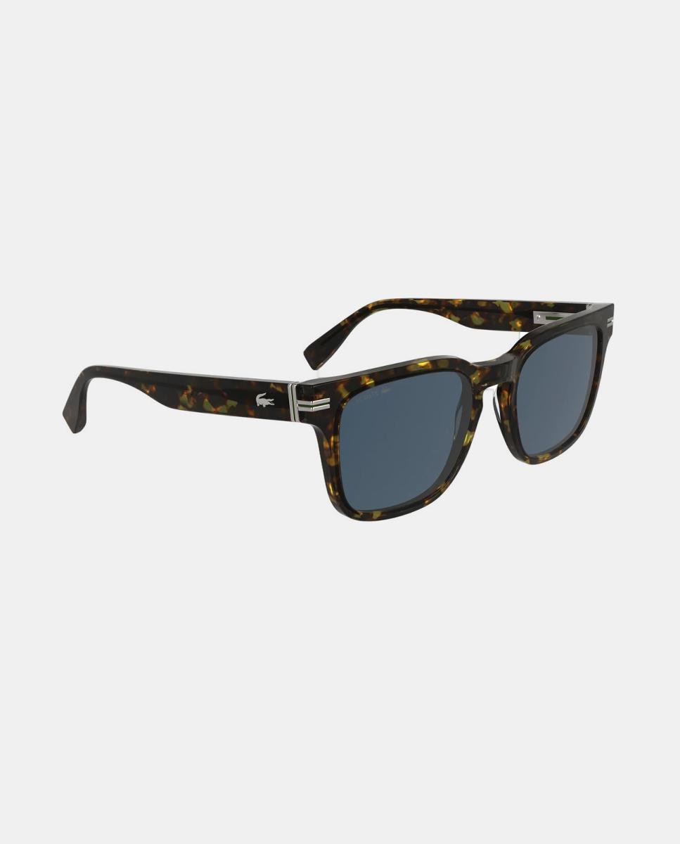 Gafa de sol de hombre cuadrada en acetato - Lacoste - Marrón Marrón-3