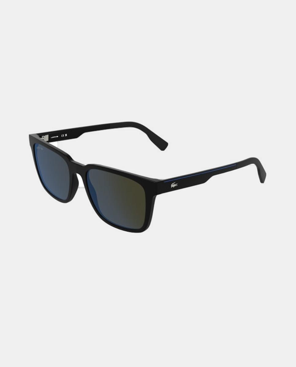 Gafa de sol de hombre cuadrada en inyectado - Lacoste - Negro Negro-2