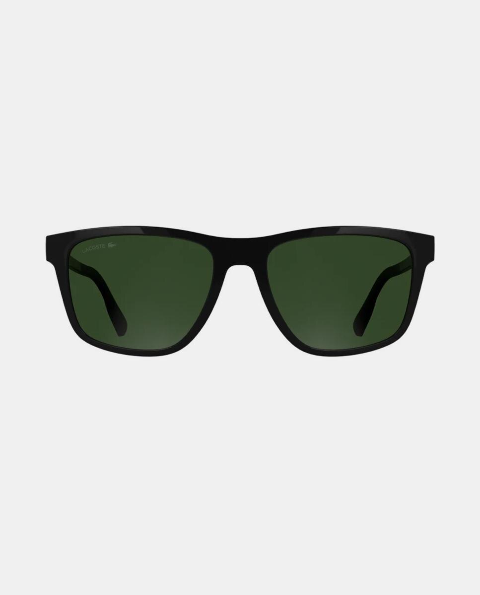 Gafa de sol de hombre cuadrada en inyectado - Lacoste - Negro Negro-1