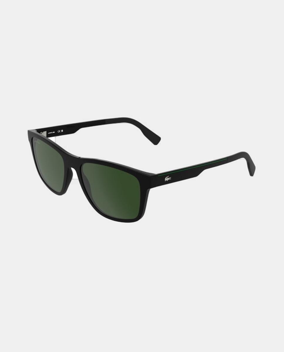 Gafa de sol de hombre cuadrada en inyectado - Lacoste - Negro Negro-2