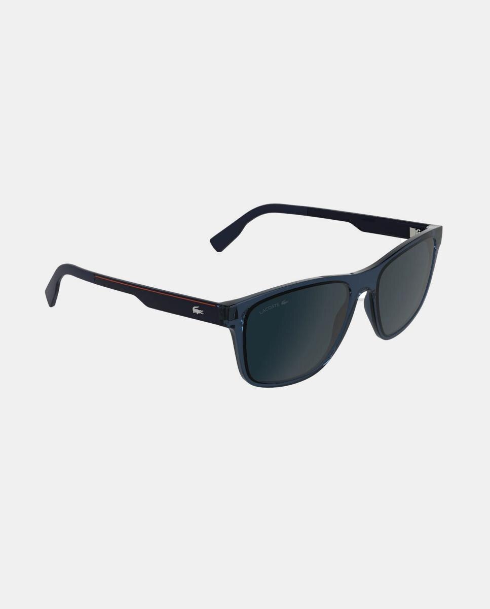 Gafa de sol de hombre cuadrada en inyectado - Lacoste - Azul marino Azul marino-3