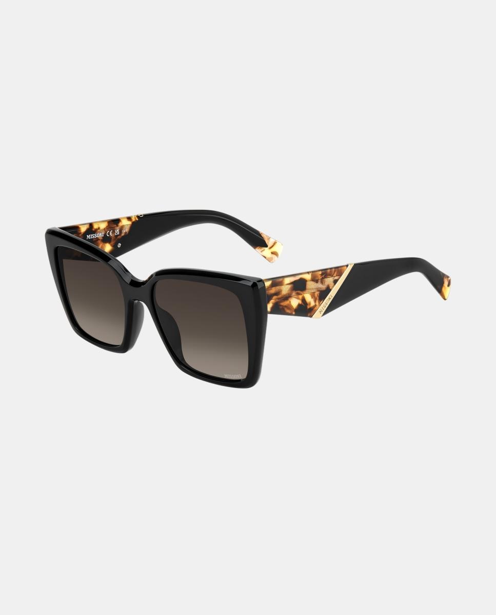 Imagen 2 de Gafas de sol MIS 0294/G/S de mujer cuadrada en acetato con lente degradada - Missoni - Negro Negro