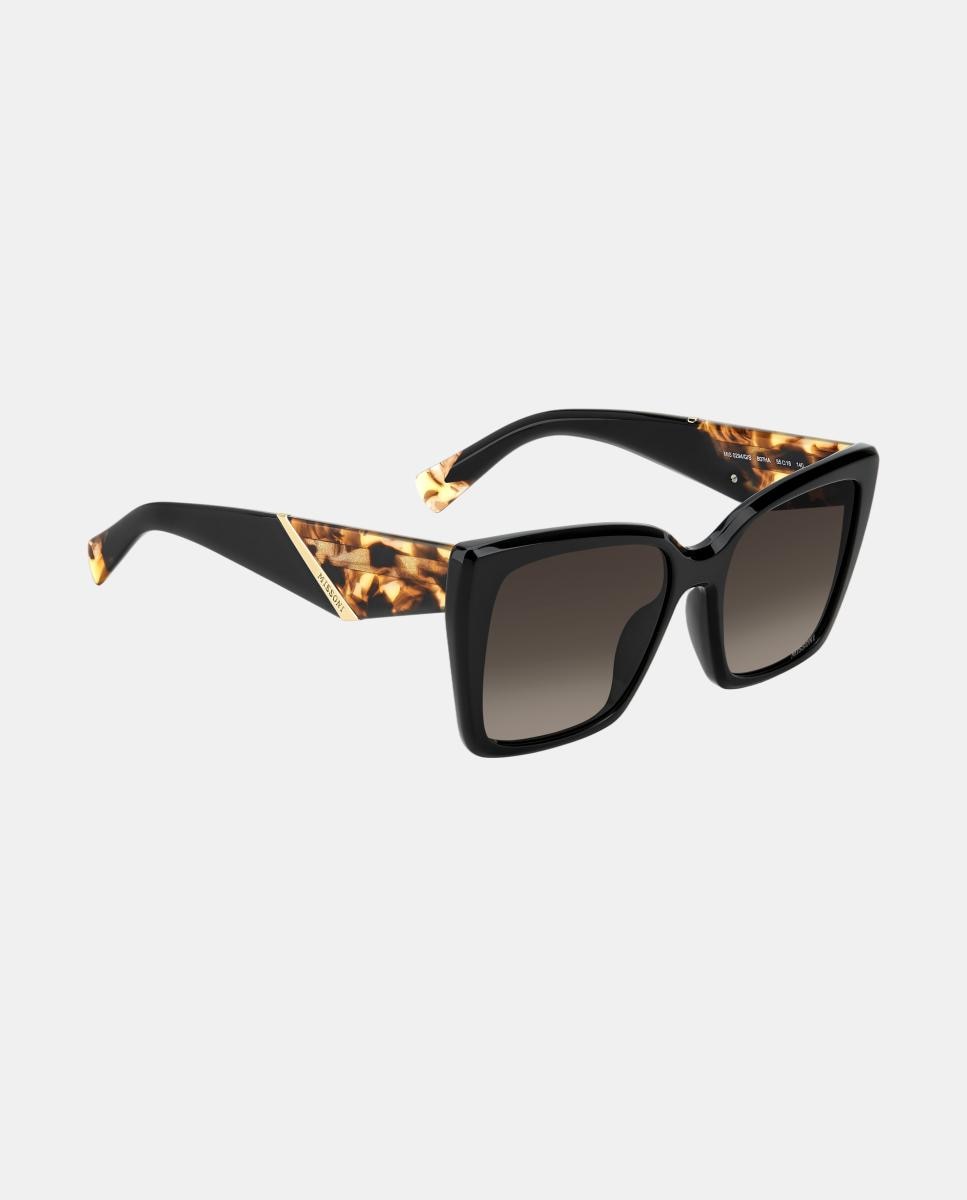 Imagen 3 de Gafas de sol MIS 0294/G/S de mujer cuadrada en acetato con lente degradada - Missoni - Negro Negro