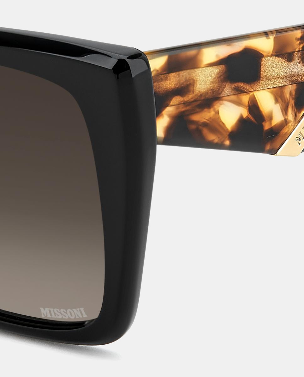 Imagen 5 de Gafas de sol MIS 0294/G/S de mujer cuadrada en acetato con lente degradada - Missoni - Negro Negro