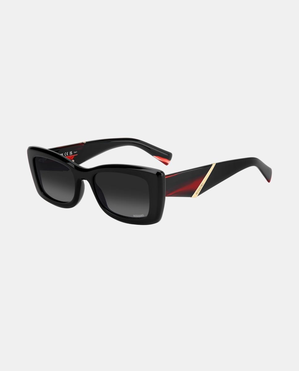Imagen 2 de Gafas de sol MIS 0296/S de mujer rectangular en acetato con lente degradada - Missoni - Negro Negro