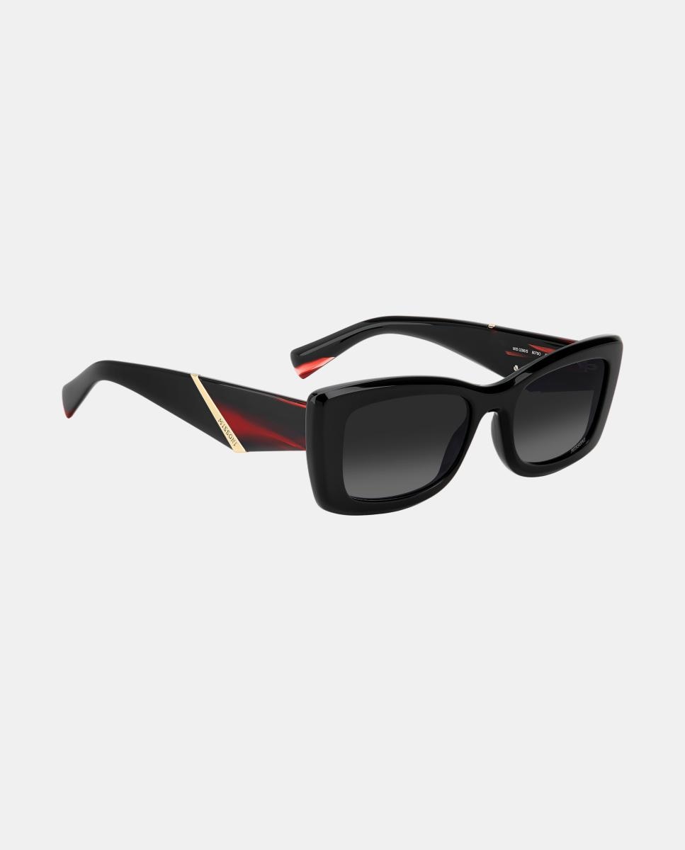 Imagen 3 de Gafas de sol MIS 0296/S de mujer rectangular en acetato con lente degradada - Missoni - Negro Negro
