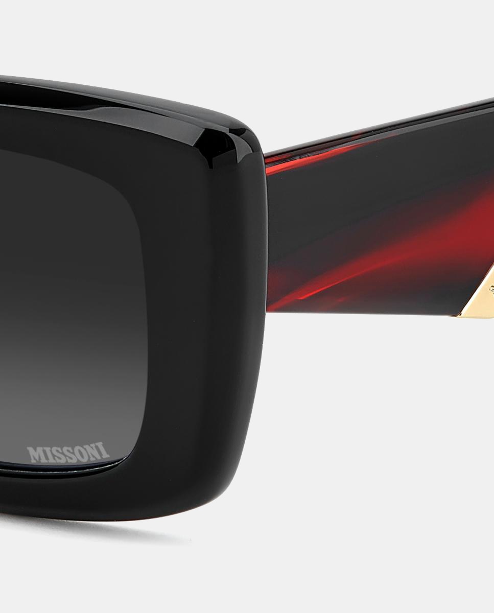 Imagen 5 de Gafas de sol MIS 0296/S de mujer rectangular en acetato con lente degradada - Missoni - Negro Negro
