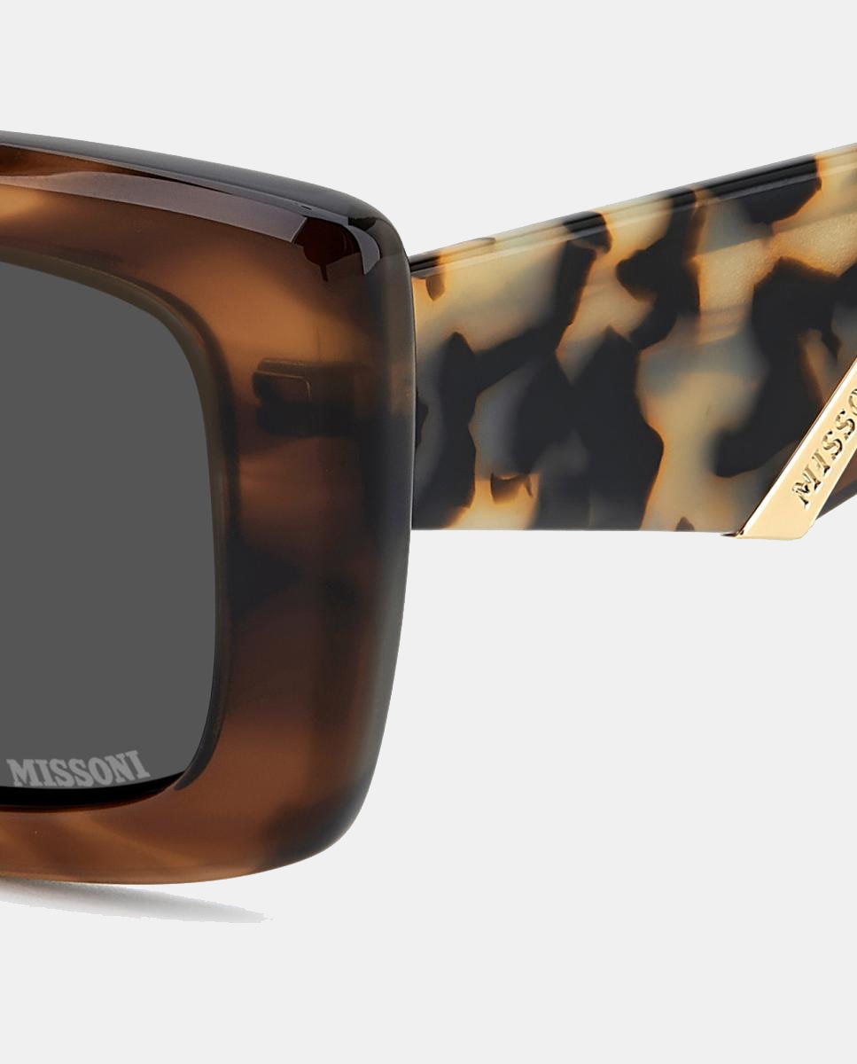 Imagen 2 de Gafas de sol MIS 0296/S de mujer rectangular en acetato - Missoni - Marrón Marrón
