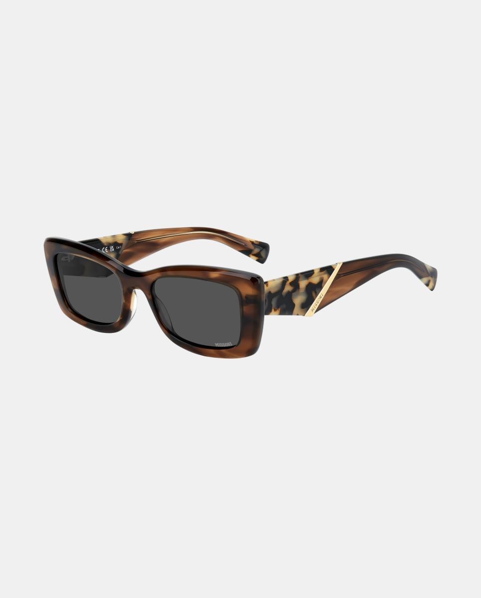 Imagen 3 de Gafas de sol MIS 0296/S de mujer rectangular en acetato - Missoni - Marrón Marrón