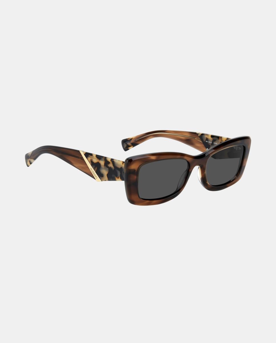 Imagen 4 de Gafas de sol MIS 0296/S de mujer rectangular en acetato - Missoni - Marrón Marrón