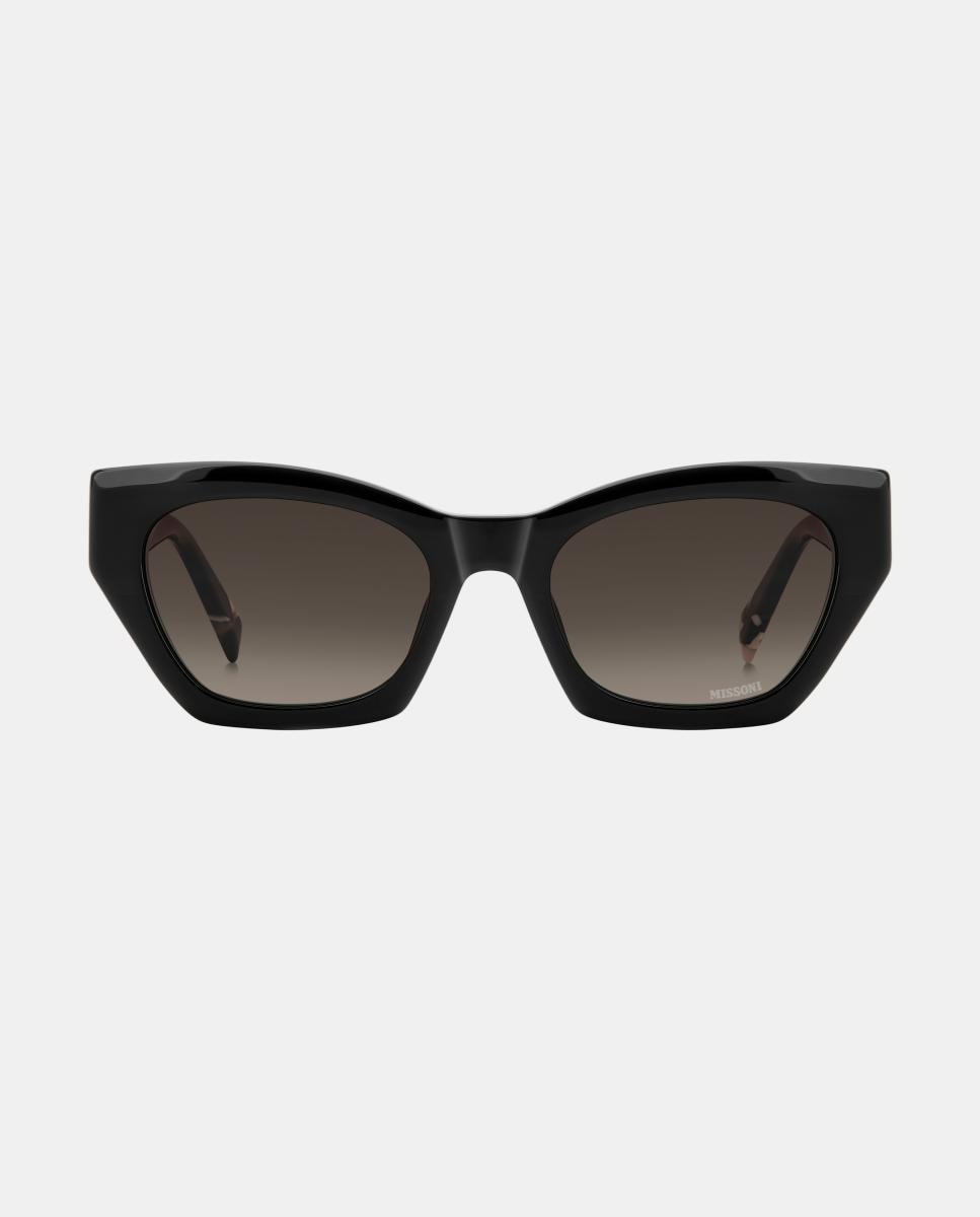 Imagen 1 de Gafas de sol MIS 0300/S de mujer rectangular en acetato con lente degradada Negro
