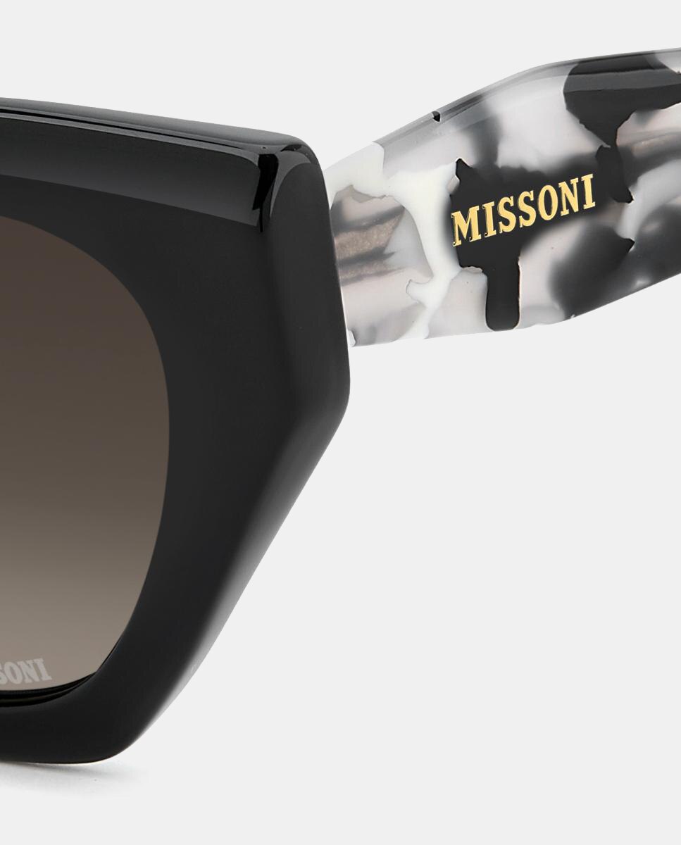 Imagen 2 de Gafas de sol MIS 0300/S de mujer rectangular en acetato con lente degradada - Missoni - Negro Negro