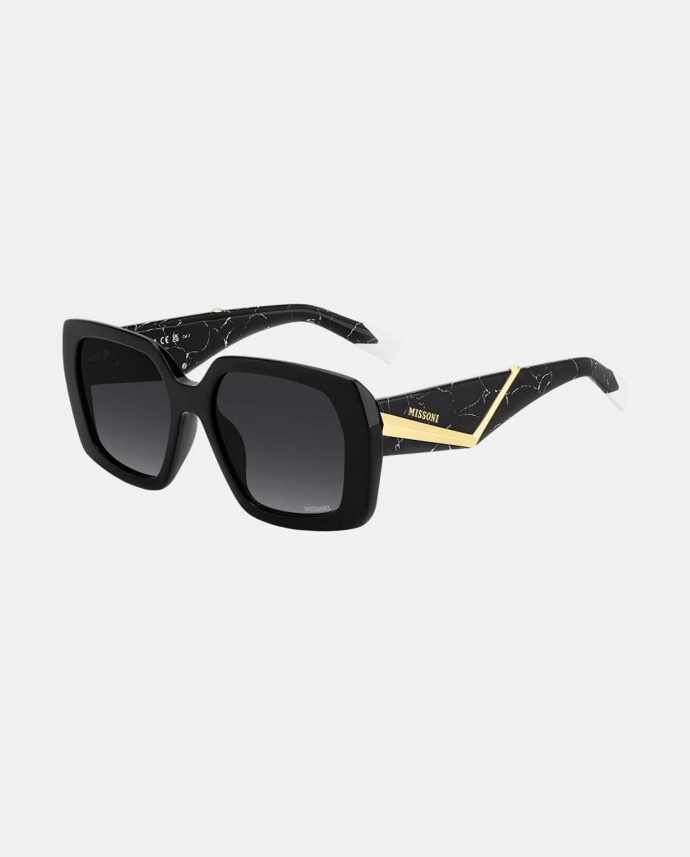 Imagen 2 de Gafas de sol MIS 0246/G/S de mujer cuadrada en acetato con lente degradada - Missoni - Negro Negro