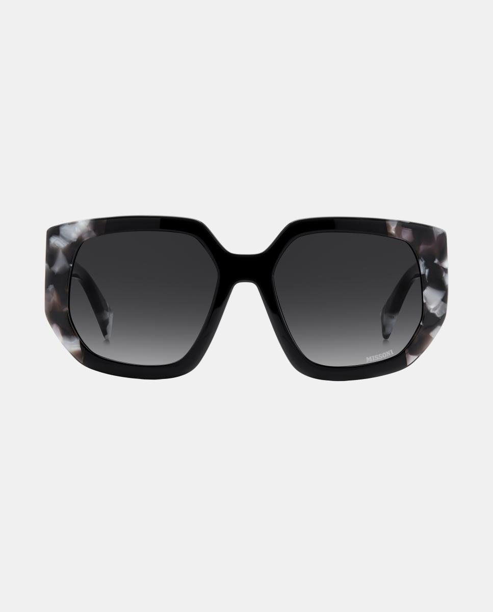 Imagen 1 de Gafas de sol MIS 0250/S de mujer cuadrada en acetato con lente degradada Negro