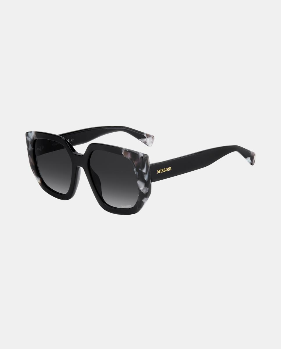 Imagen 3 de Gafas de sol MIS 0250/S de mujer cuadrada en acetato con lente degradada - Missoni - Negro Negro
