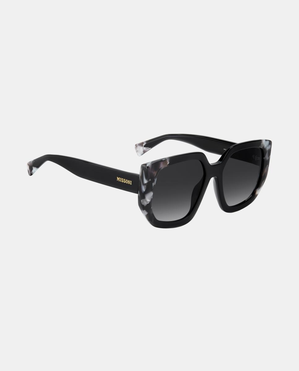 Imagen 4 de Gafas de sol MIS 0250/S de mujer cuadrada en acetato con lente degradada - Missoni - Negro Negro