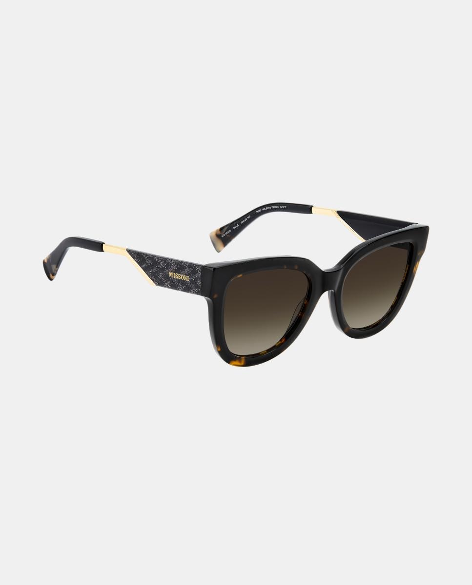 Imagen 2 de Gafas de sol MIS 0290/S de mujer redondeada en acetato con lente degradada - Missoni - Marrón Marrón