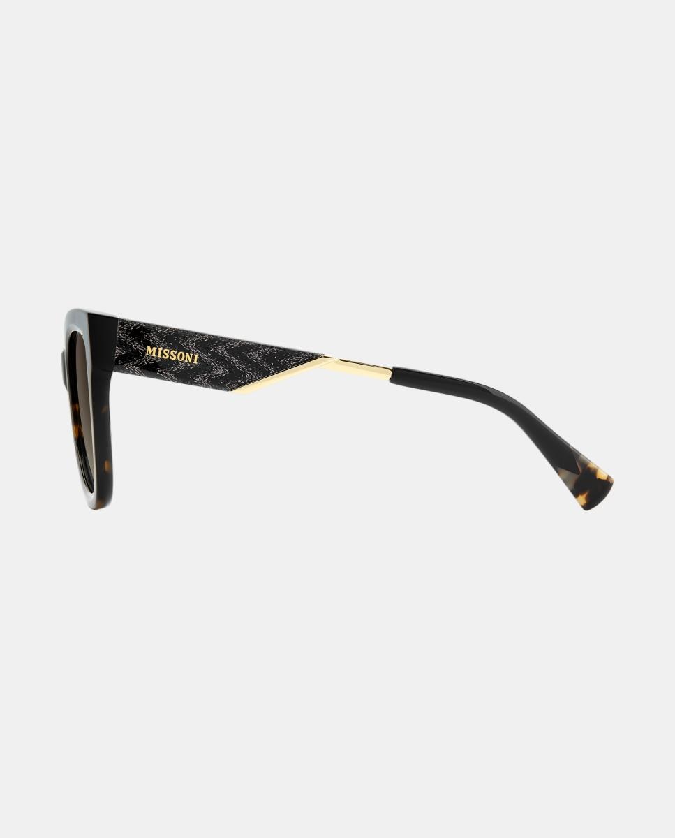 Imagen 3 de Gafas de sol MIS 0290/S de mujer redondeada en acetato con lente degradada - Missoni - Marrón Marrón