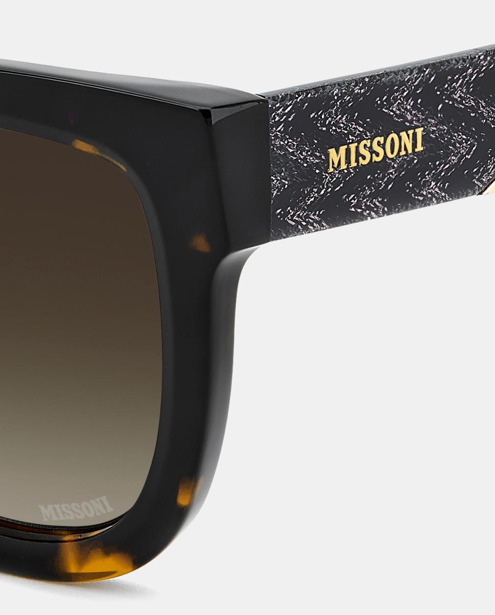 Imagen 4 de Gafas de sol MIS 0290/S de mujer redondeada en acetato con lente degradada - Missoni - Marrón Marrón