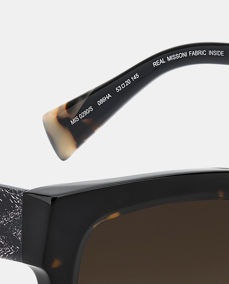 Imagen 5 de Gafas de sol MIS 0290/S de mujer redondeada en acetato con lente degradada - Missoni - Marrón Marrón