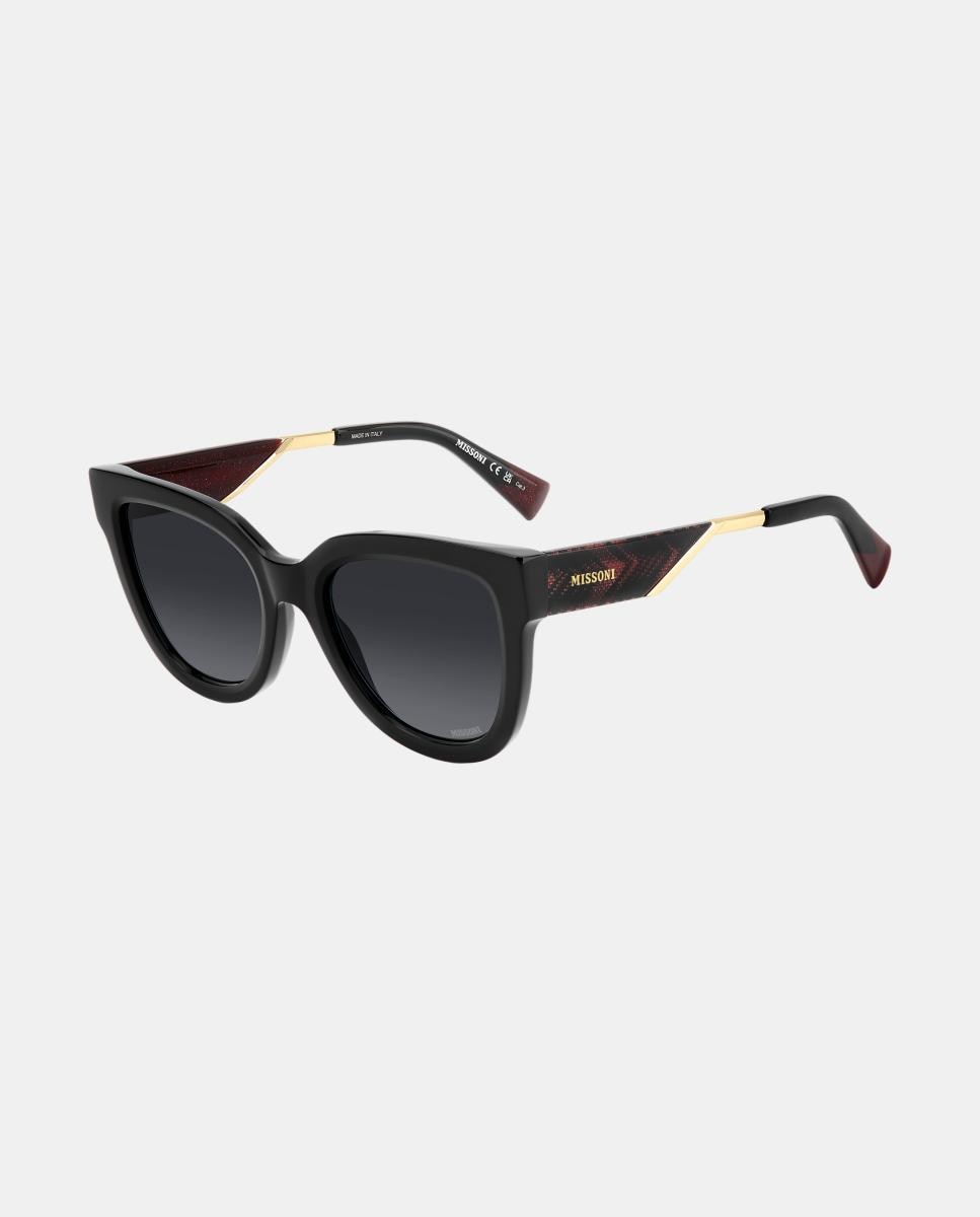 Imagen 3 de Gafas de sol MIS 0290/S de mujer redondeada en acetato con lente degradada - Missoni - Negro Negro