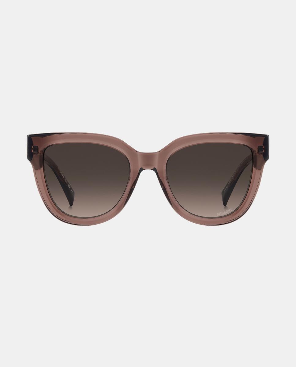 Imagen 1 de Gafas de sol MIS 0290/S de mujer redonda en acetato con lente degradada Marrón