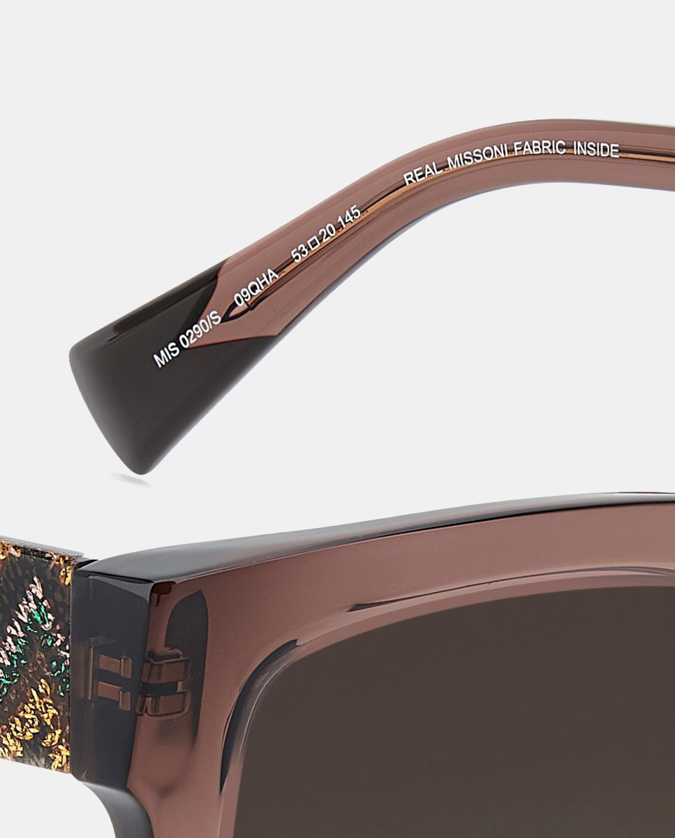 Imagen 6 de Gafas de sol MIS 0290/S de mujer redonda en acetato con lente degradada - Missoni - Marrón Marrón