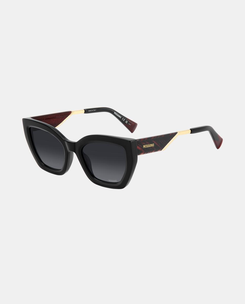 Imagen 3 de Gafas de sol MIS 0291/G/S de mujer cuadrada en acetato con lente degradada - Missoni - Negro Negro