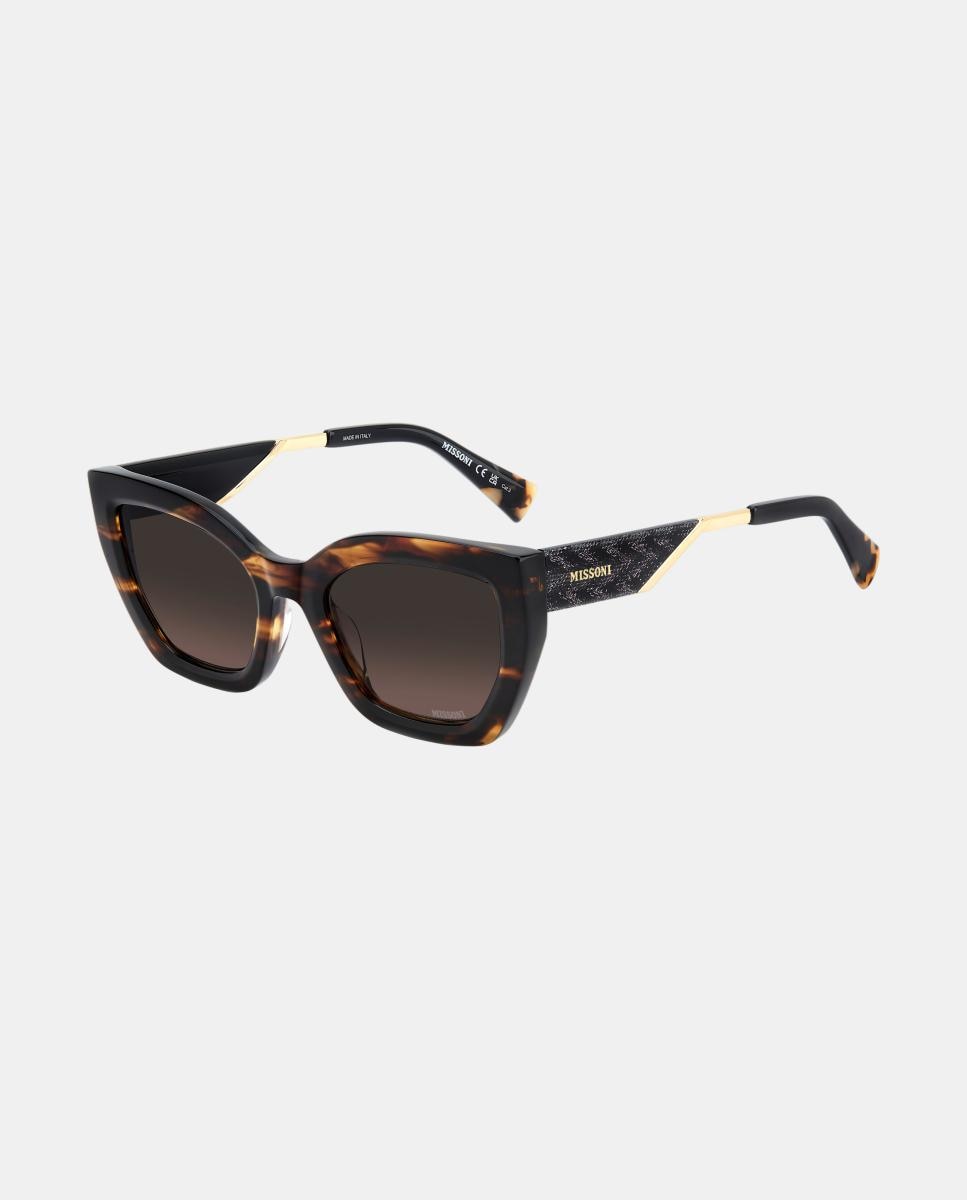 Imagen 2 de Gafas de sol MIS 0291/G/S de mujer cuadrada en acetato con lente degradada - Missoni - Marrón Marrón
