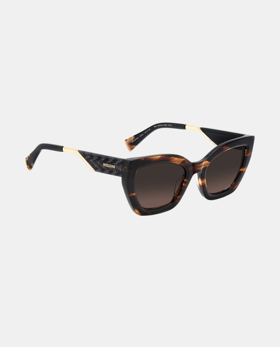 Imagen 3 de Gafas de sol MIS 0291/G/S de mujer cuadrada en acetato con lente degradada - Missoni - Marrón Marrón