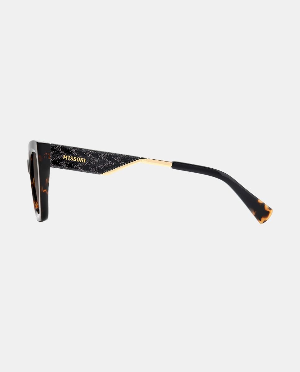 Imagen 4 de Gafas de sol MIS 0291/G/S de mujer cuadrada en acetato con lente degradada - Missoni - Marrón Marrón