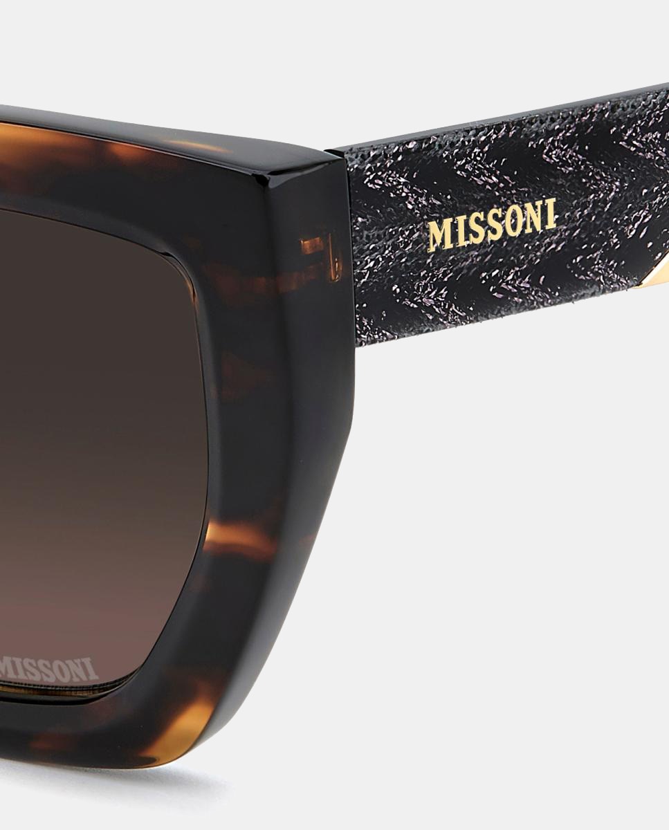 Imagen 5 de Gafas de sol MIS 0291/G/S de mujer cuadrada en acetato con lente degradada - Missoni - Marrón Marrón