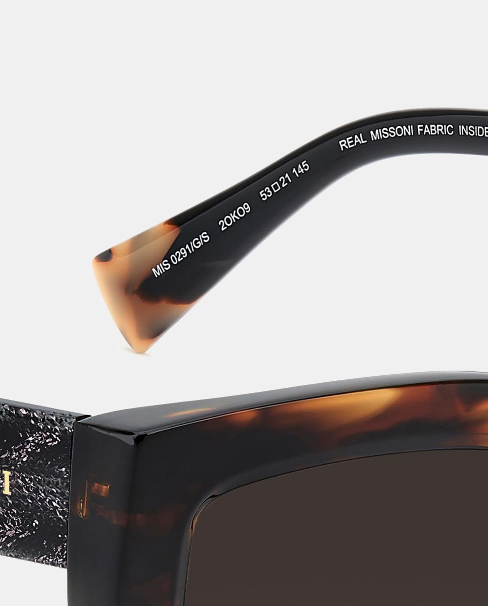 Imagen 6 de Gafas de sol MIS 0291/G/S de mujer cuadrada en acetato con lente degradada - Missoni - Marrón Marrón