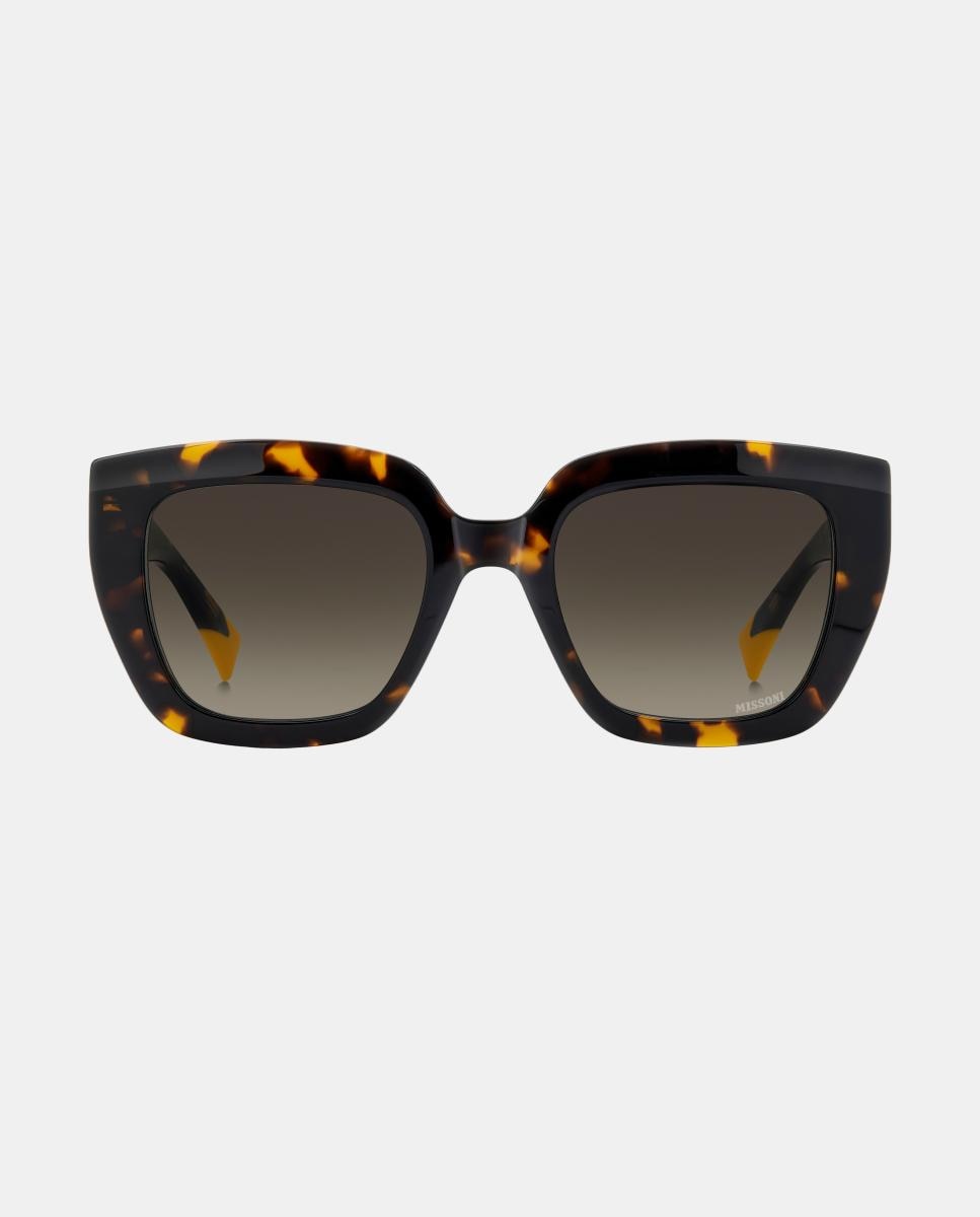 Imagen 1 de Gafas de sol MIS 0243/S de mujer cuadrada en acetato con lente degradada Marrón