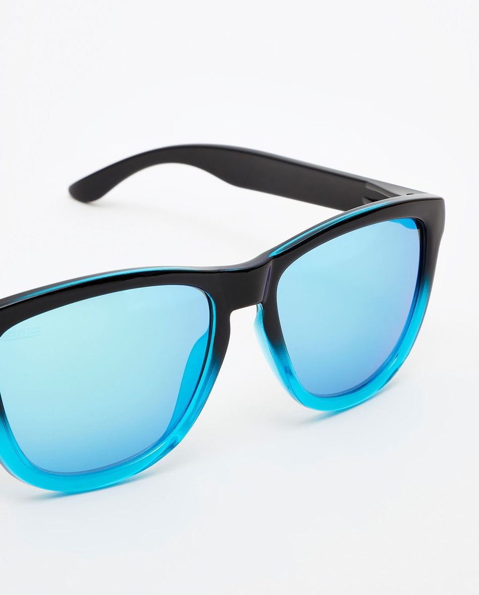 Óculos de Sol Squared em Degradé e com Lentes Espelhadas - Preto Preto-3