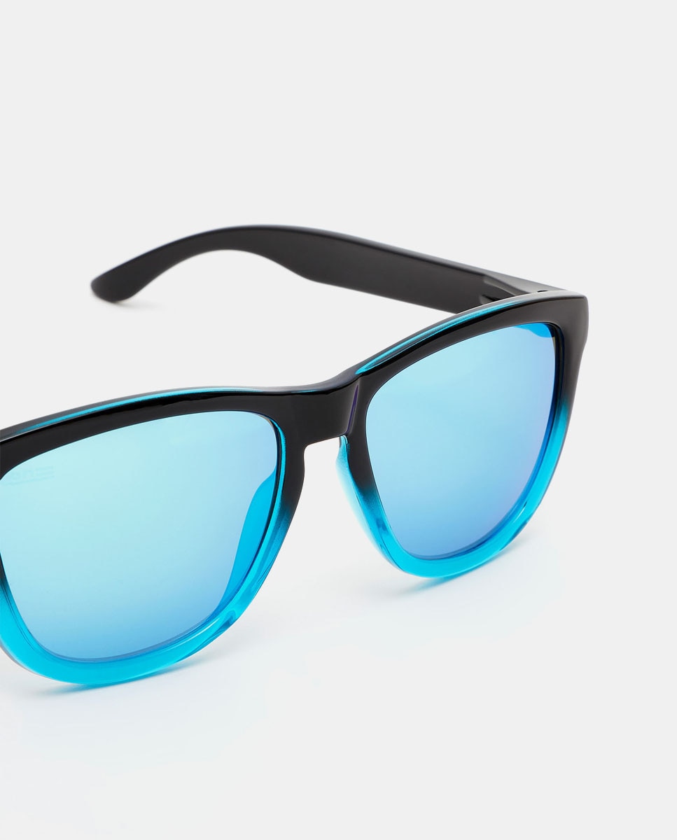 Óculos de Sol Squared em Degradé e com Lentes Espelhadas - Preto Preto-5