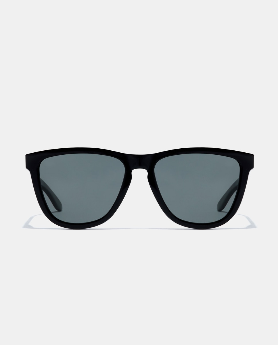 Óculos de Sol Quadrados com Lentes Polarizadas - Preto Preto-1
