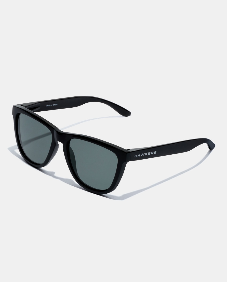 Óculos de Sol Quadrados com Lentes Polarizadas - Preto Preto-2