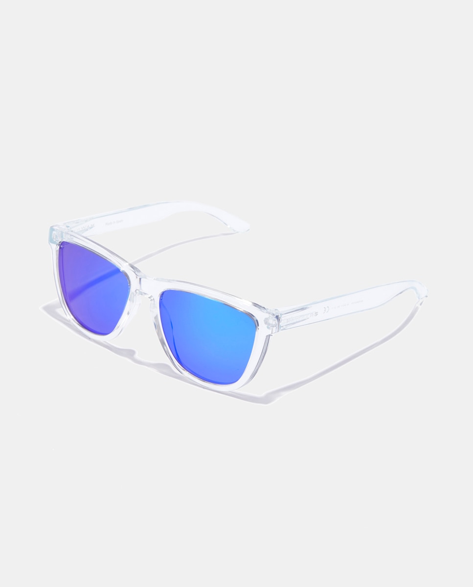 Óculos de Sol Unissexo Quadrados em TR90 com Lente Polarizada Transparente-2