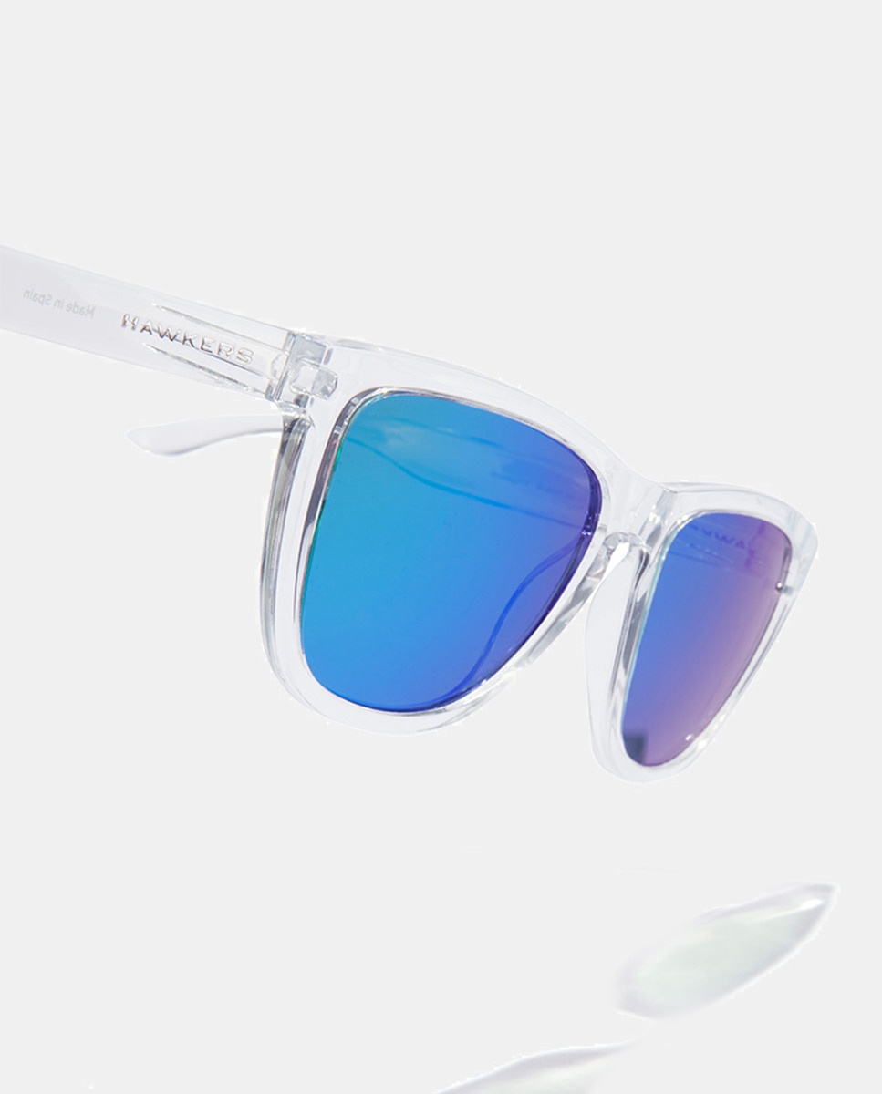 Óculos de Sol Unissexo Quadrados em TR90 com Lente Polarizada Transparente-3