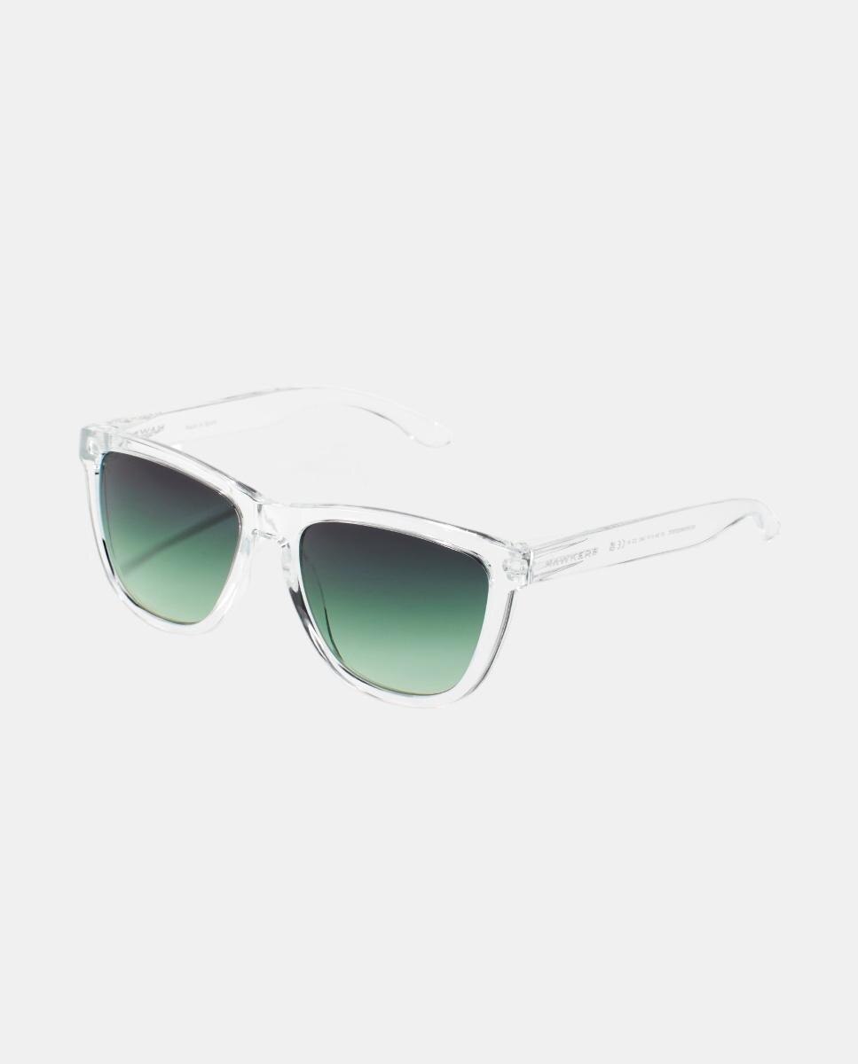 Óculos de Sol Unissexo One Raw Quadrados de TR90 com Lente em Degradé Transparente-2