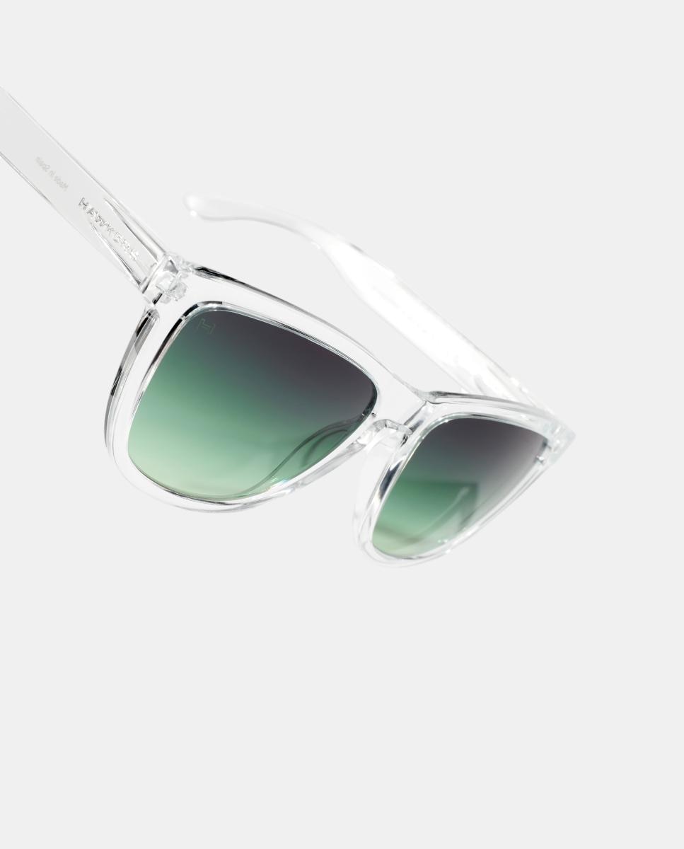 Óculos de Sol Unissexo One Raw Quadrados de TR90 com Lente em Degradé Transparente-5