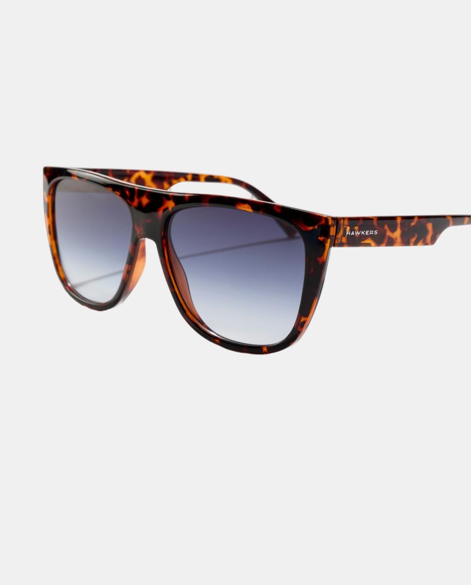 Óculos de Sol Unissexo Runway Quadrados de TR90 com Lente em Degradé Castanho-3